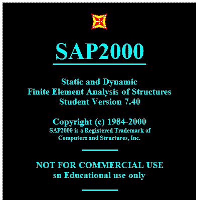 sap 2000 student edition
