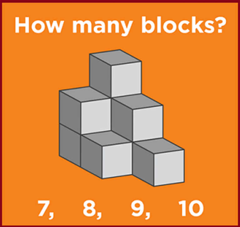 visual brain teaser with solution